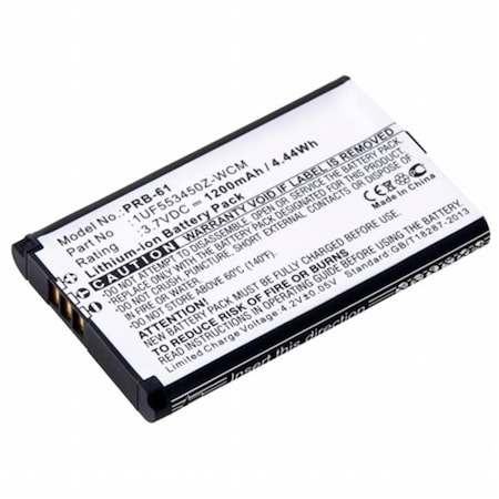 Dantona Dantona Industries PRB-61 Replacement Battery for Wacom 1UF553450Z PRB-61